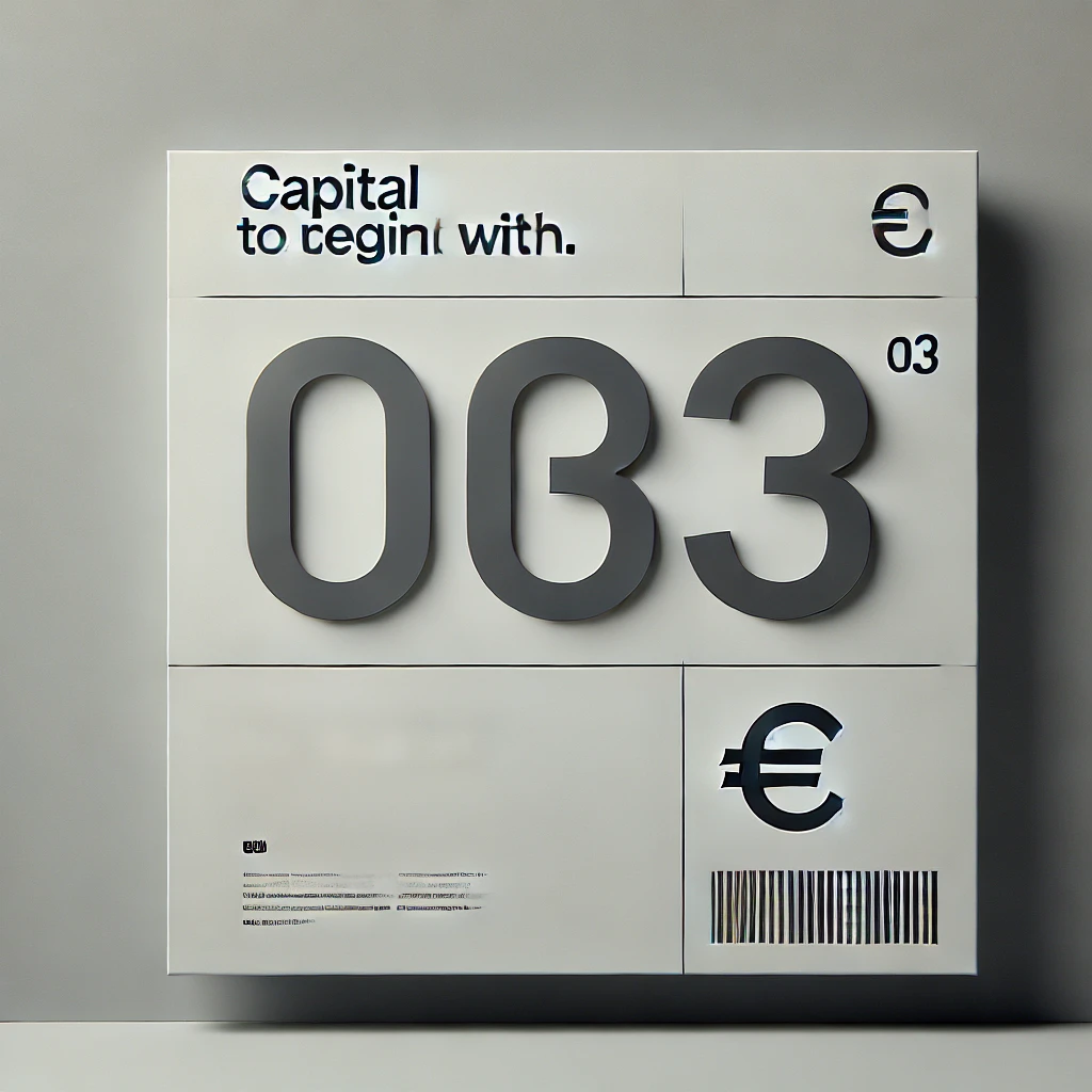 003. Τι κεφάλαια θα χρειαστώ κατά την έναρξη της εταιρείας;